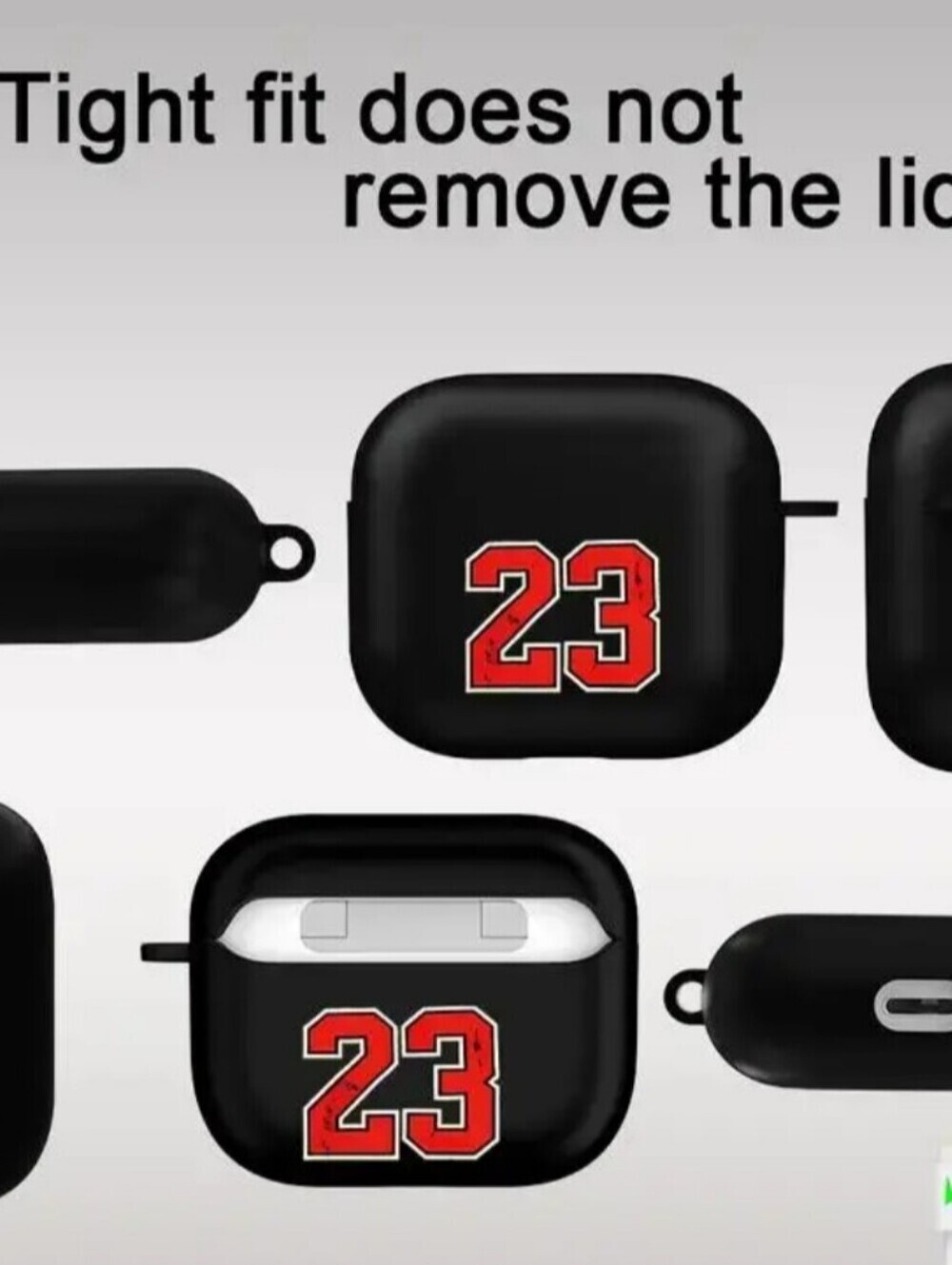 AIRPOD 3 Michael Jordan #23 Black Wireless Earbuds Charging Case - Picture 3 of 5